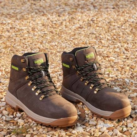 Apache Moose Jaw Waterproof Brown Leather Safety Boot - Size 9